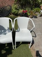 4 Karwei Wakefield Galice Tuinstoelen, Huis en Inrichting, Stoelen, Ophalen, Kunststof, Gebruikt, Vier