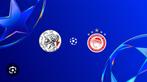 Ajax Olympiakos:2 x business seats met gratis drank en p1, Tickets en Kaartjes, Eén persoon, September