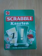 Scrabble kaartspel, vrolijk woordplezier!, Een of twee spelers, Ophalen of Verzenden, Zo goed als nieuw, Mattel