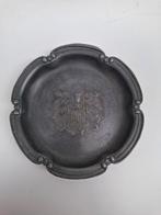 Tinnen schaal met 6 onderzetters - decoratieve rand, Ophalen of Verzenden