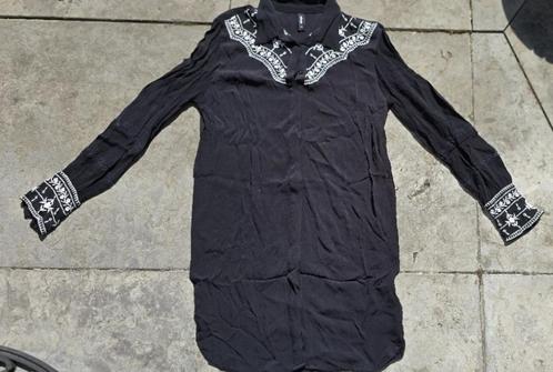 Eksept Zwarte Jurk lange mouw aangeboden, Kleding | Dames, Jurken, Gedragen, Maat 38/40 (M), Zwart, Boven de knie, Ophalen of Verzenden