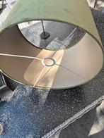 Groene Velours Lampenkap - Ronde Vorm, Rond, Ophalen of Verzenden, Zo goed als nieuw, Modern