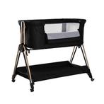 Puck clair cosleeper co-sleeper zwart/goud, Ophalen, Zo goed als nieuw, Wieg