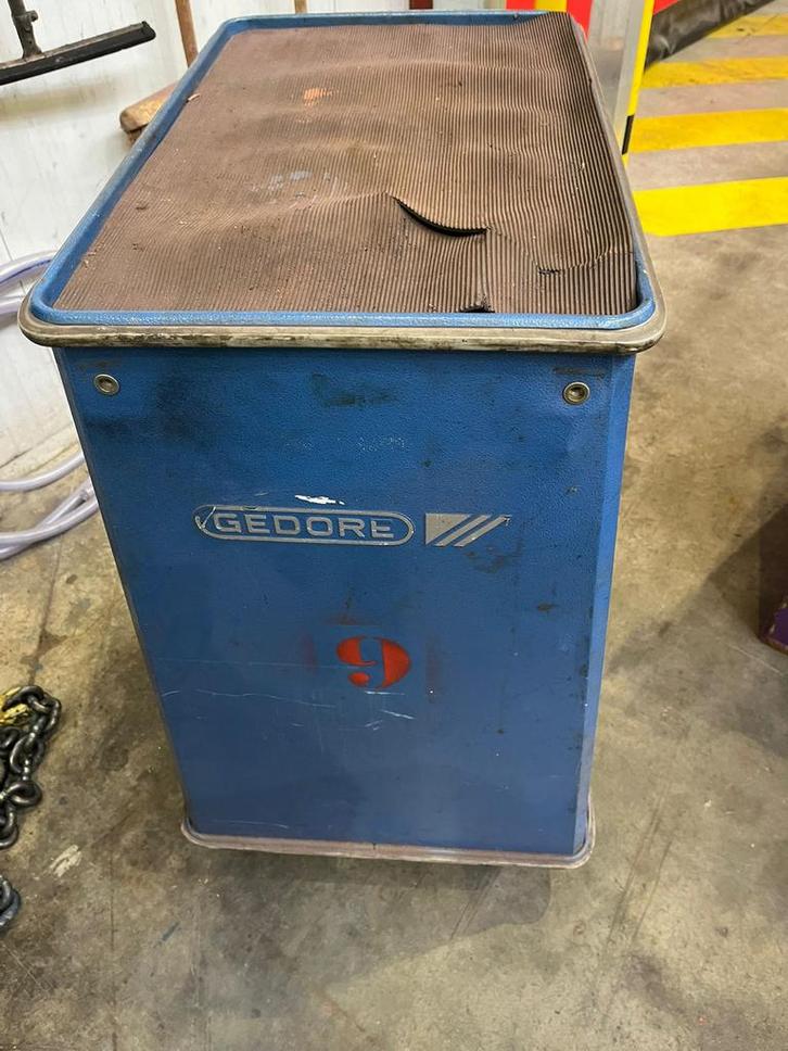 Gedore Gereedschapskar - Gebruikt, Doe-het-zelf en Verbouw, Gereedschapskisten, Gebruikt, Ophalen of Verzenden