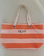 Gestreepte Vichy tas, Ophalen of Verzenden, Gebruikt, Oranje, Overige merken