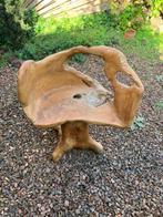 stoel gemaakt van een boom, Huis en Inrichting, Gebruikt, Bruin, Eén, Hout