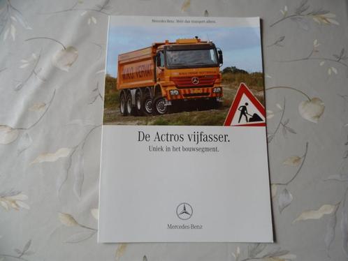 Mercedes Benz Actros vijfasser, Boeken, Auto's | Folders en Tijdschriften, Zo goed als nieuw, Mercedes, Verzenden