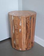 Nette ronde houten (zit)kruk, diameter: 35cm hoogte: 45 cm, Huis en Inrichting, Banken | Voetenbanken en Poefen, Ophalen, Minder dan 50 cm