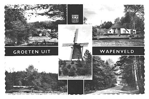 901464	Wapenveld	Gld 1958	Gelopen met postzegel, Verzamelen, Ansichtkaarten | Nederland, Gelopen, Gelderland, 1940 tot 1960, Ophalen of Verzenden