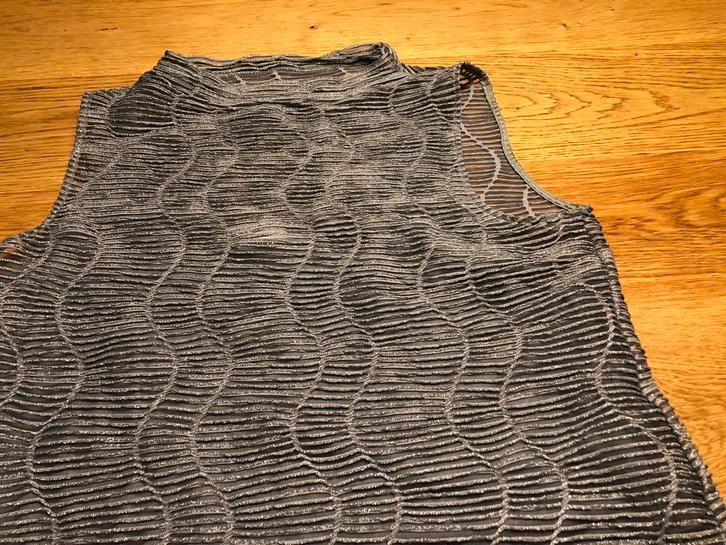 Gerry Weber Shirt ( top ) - Grijs Glitter Maat M, Kleding | Dames, Tops, Nieuw, Maat 38/40 (M), Grijs, Zonder mouw, Ophalen of Verzenden