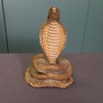 Een in albast gesneden vintage beeld van een Cobra, Ophalen of Verzenden