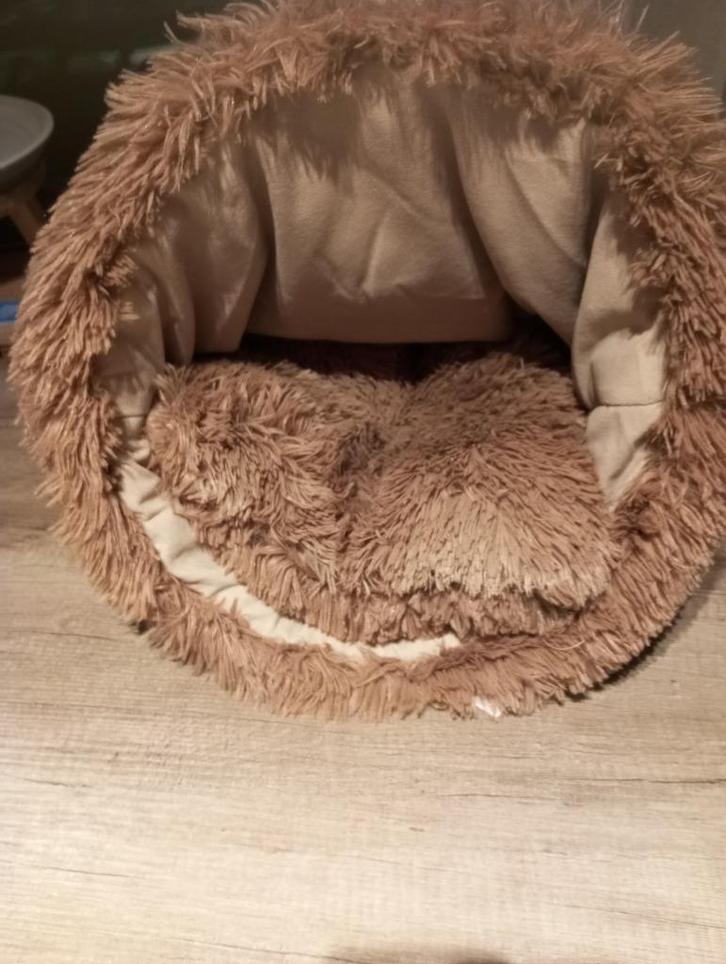 Kattenslaapzak, Niet gebruikt., Dieren en Toebehoren, Kattenmanden, Nieuw, Pluche, Ophalen