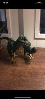 Schleich t-rex met kleine dino, Ophalen of Verzenden, Zo goed als nieuw