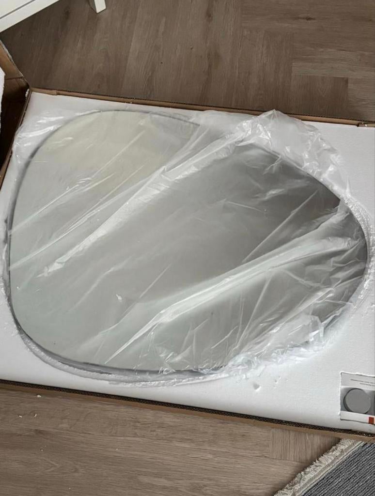 Badkamerspiegel LED - 100x80cm, Ophalen, Zo goed als nieuw, 75 tot 100 cm, Minder dan 100 cm