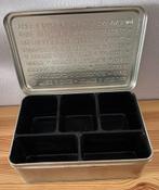 Douwe Egberts zilveren blik - 2000 - 19.5x13x7 - zgan, Ophalen of Verzenden, Zo goed als nieuw, Koffie, Douwe Egberts