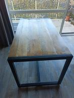 Mangohout eettafel 140 cm lang, Huis en Inrichting, Tafels | Eettafels, Ophalen, 100 tot 150 cm, 50 tot 100 cm, Zo goed als nieuw