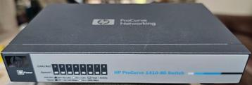 Hp 1 GB-switch unmanaged 8 ports - in metalen behuizing beschikbaar voor biedingen