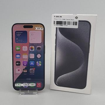 iPhone 15 Pro 128GB Titanium Black beschikbaar voor biedingen