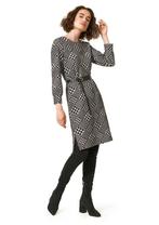 Caroline Biss Nieuwe zwart witte ruitjes jurk mt 38, Maat 38/40 (M), Verzenden, Zwart, Nieuw