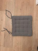 6 Grijze Stoelkussens met Touwtjes, Ophalen of Verzenden, Zo goed als nieuw
