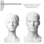Presentatie Hoofden M/V Modellen - Etalagepoppengigant, Kleding | Dames, Hoeden en Petten, ETALAGEPOPPENGIGANT.NL, Ophalen of Verzenden