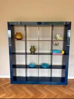 CAPPELLINI boekenkast roomdivider design HOOGGLANS BLAUW, Ophalen of Verzenden, 25 tot 50 cm