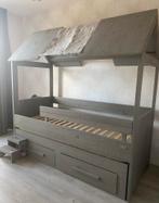 Houten hoogslaper hut, Kinderen en Baby's, Kinderkamer | Stapelbedden en Hoogslapers, Ophalen of Verzenden, Gebruikt, Halfhoogslaper