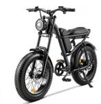 Fatbike 250W zwart, Fietsen en Brommers, Elektrische fietsen, Nieuw, Overige merken, 50 km per accu of meer, 59 cm of meer