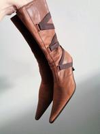 Dick Boons leren laarzen camel maat 39, Hoge laarzen, Bruin, Ophalen of Verzenden, Zo goed als nieuw