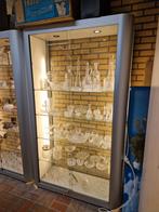 Professionele verlichte vitrinekast | Aluminium & glas, Ophalen, 100 tot 150 cm, 200 cm of meer, Glas