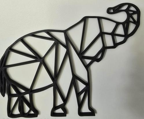 2d wall art olifant, Huis en Inrichting, Woonaccessoires | Wanddecoraties, Nieuw, Ophalen of Verzenden
