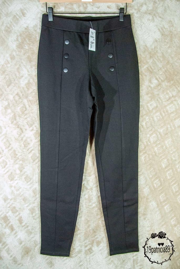MS Mode Tregging met detail maat 40 nieuw, Kleding | Dames, Grote Maten, Nieuw, Broek of Spijkerbroek, Zwart, Ophalen of Verzenden