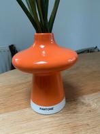 Pantone vaas en kaars in houder oranje H&M, Aardewerk of Porselein, Oranje, Ophalen of Verzenden, Zo goed als nieuw