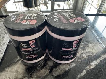 2x NAIO NAILS pro nails system shell pink & natural beige. beschikbaar voor biedingen