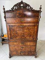 Antieke secretaire met klep, Huis en Inrichting, Kasten | Secretaires, Ophalen, Gebruikt, Antiek