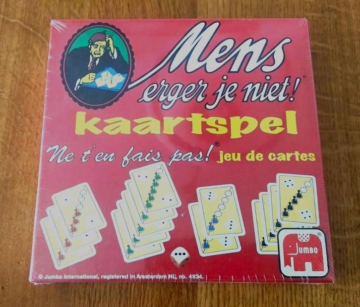 Mens erger je niet kaartspel (nieuw), Kinderen en Baby's, Speelgoed | Educatief en Creatief, Nieuw, Ophalen