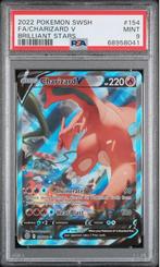 Pokemon Charizard V 154 PSA 9, Ophalen of Verzenden, Nieuw