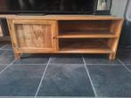 Mooi mangohouten TV meubel, Ophalen, 100 tot 150 cm, Zo goed als nieuw, Minder dan 100 cm