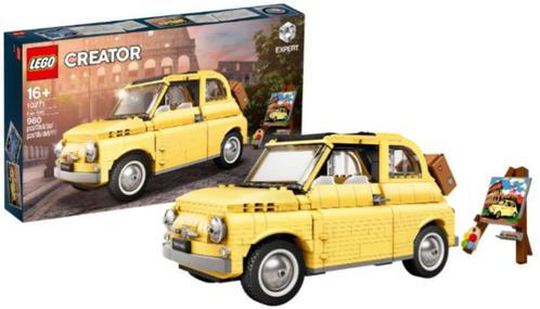 Lego 10271 Fiat 500 geel nieuw sealed, Kinderen en Baby's, Speelgoed | Duplo en Lego, Nieuw, Lego, Complete set, Ophalen of Verzenden