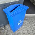 Rubbermaid rechthoekige papier prullenbak | blauw, Huis en Inrichting, Woonaccessoires | Prullenbakken, Ophalen, Kunststof, Gebruikt