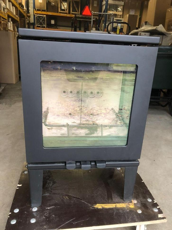 Houtkachel Charlton & Jenrick LPV 5 Met Zijruiten Gebruikt, Huis en Inrichting, Kachels, Gebruikt, Vrijstaand, Houtkachel, Hout