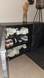 Stijlvolle schoenenkast met marmerlook, Huis en Inrichting, Ophalen, Overige materialen, Met deur(en), 100 tot 150 cm
