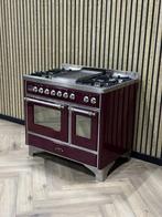 Luxe Boretti Majestic Bordeaux 100cm Gas + Afzuigkap + Fryto, Ophalen of Verzenden, Gas, 5 kookzones of meer