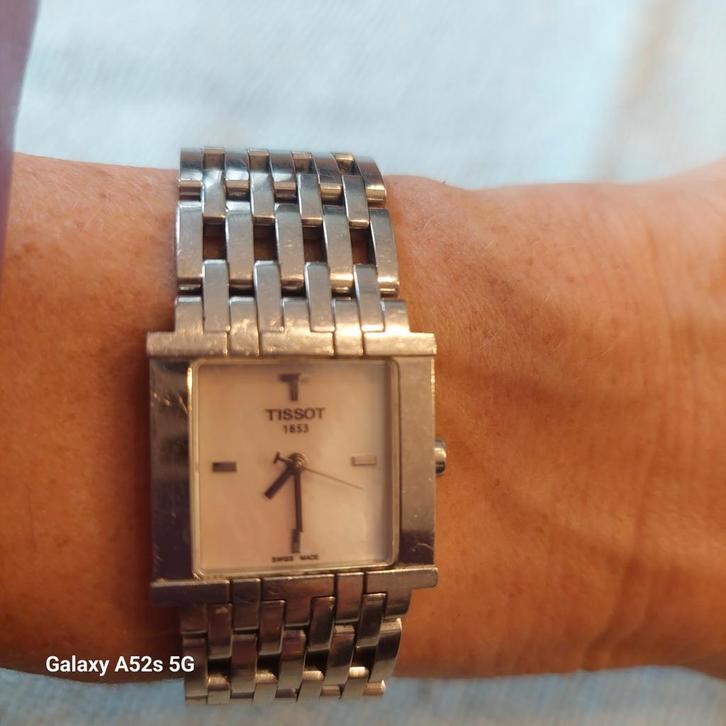 Dames horloge Tissot, Sieraden, Tassen en Uiterlijk, Horloges | Dames, Gebruikt, Overige merken, Staal, Staal, Ophalen