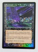 Outbreak Prophecy MTG Near Mint Foil, Ophalen of Verzenden, Zo goed als nieuw, Losse kaart, Foil