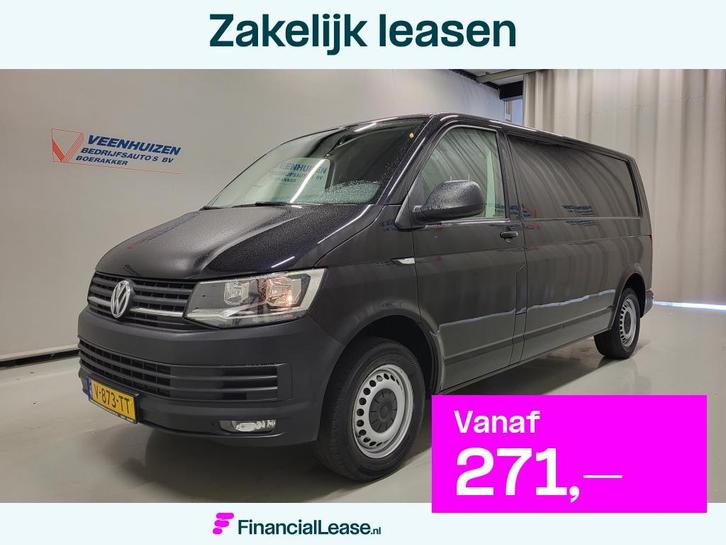Volkswagen Transporter 2.0TDI 150pk L2/H1 Automaat Euro 6!, Auto's, Bestelauto's, Bedrijf, Lease, Financial lease, Airbags, Airconditioning