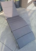 Ligbed (terras, tuin), Ophalen, Gebruikt, Kunststof, Inklapbaar
