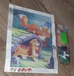 Diamond Painting - The Fox and the Hound - 30x40cm, Ophalen of Verzenden, Nieuw