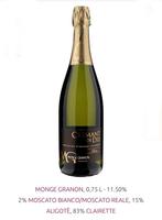 Champagne Monge Granon Crémant de Die Brut, Verzamelen, Wijnen, Frankrijk, Ophalen of Verzenden, Champagne, Zo goed als nieuw