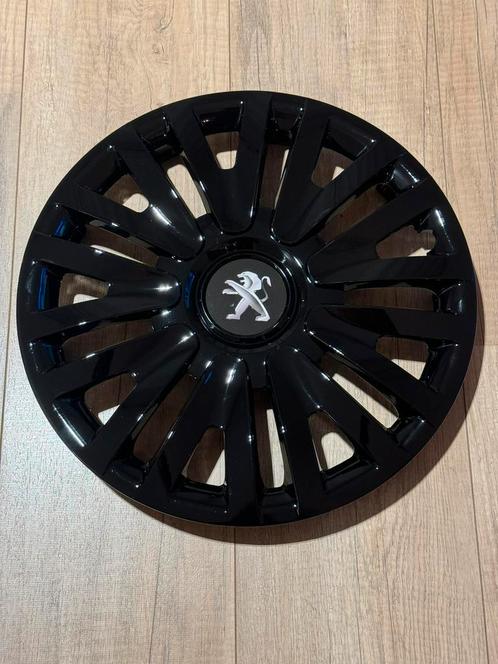 Zwarte Wieldoppen Set -  Peugeot - 14 inch -  Nieuw In Doos!, Auto diversen, Wieldoppen, Nieuw, Ophalen of Verzenden